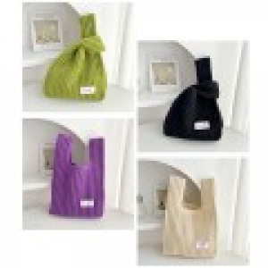 미니 위빙 니트가방 손목 핸드백 Y2554