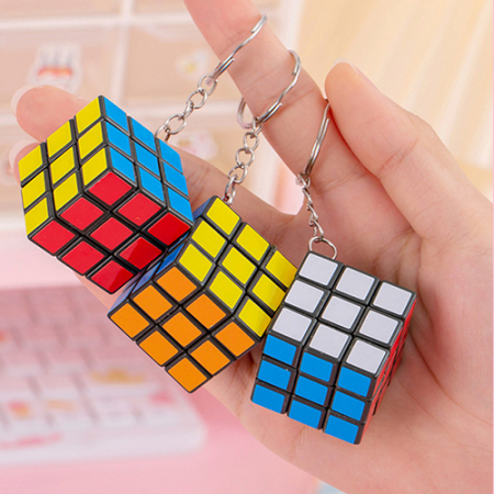 미니 큐브 키링 키홀더 열쇠고리(색상랜덤) #3