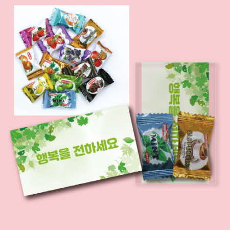 사탕 홍보명함(사탕2개/90*50mm) #3