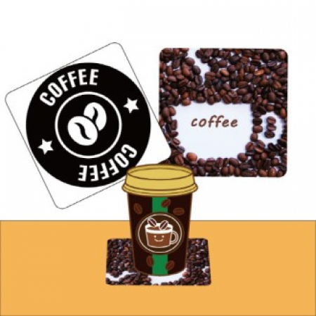 코팅 종이 컵받침(코스터/95*95mm) #2