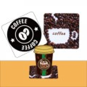 코팅 종이 컵받침(코스터/95*95mm)