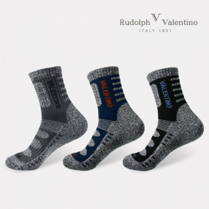 루돌프 발렌티노 중목 스포츠 쿠션 양말 (남)
