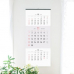 작은이미지: 벽걸이달력 3단 심플 숫자판 345*780 (인쇄가능) #2