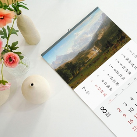 벽걸이달력 앨버트 비어슈타트 345*780 (인쇄가능) #3