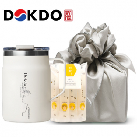 독도보틀 40240 파우더 머그컵 480ml 사양 벌꿀스틱 보자기 포장 #4