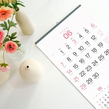 벽걸이달력 모눈캘린더 380*700 (인쇄가능) #3