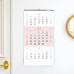 작은이미지: 벽걸이달력 3단 모던 숫자판 380*700 (인쇄가능) #3