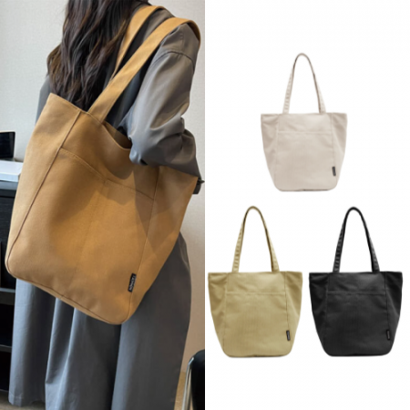 캔버스백 숄더백 무지에코백 보조가방 데일리백 #3