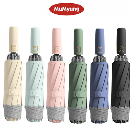 무명 10K 프리미엄 3단 자동 거꾸로 우산 #3