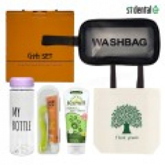 휴대용세면백 8호 신박한 에코백 보틀 카밀핸드크림100ml 니치칫솔치약 여행용세트