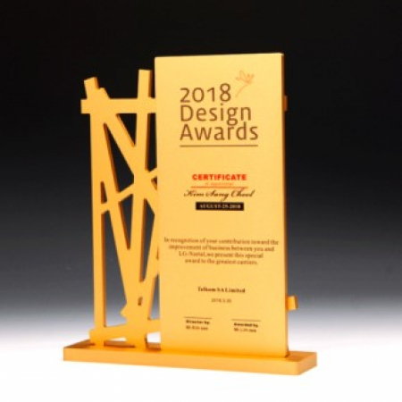 어워드 트로피 금속 퇴임 감사 공로패 E5084 #2