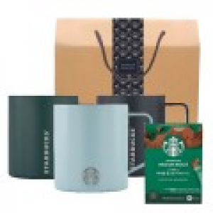 스타벅스 SS 데비 머그 414ml + 스타벅스 커피스틱 10P 고급띠지 손잡이 기프트박스세트