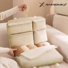 어썸엑스  고리형 6in1 여행용 멀티 캐리어 정리 방수파우치 접이식 가방 // 인쇄배송무료