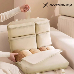 어썸엑스  고리형 6in1 여행용 멀티 캐리어 정리 방수파우치 접이식 가방 // 인쇄배송무료