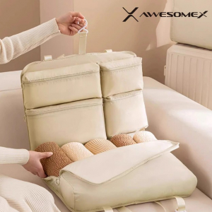 어썸엑스  고리형 6in1 여행용 멀티 캐리어 정리 방수파우치 접이식 가방 // 인쇄배송무료