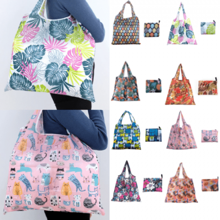 대형 시장가방 휴대용 장바구니 보조가방 접이식시장가방 #4