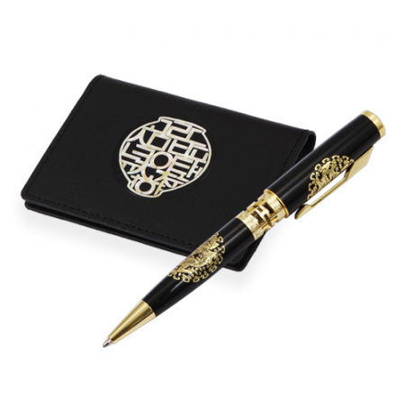 외국인 선물 달항아리 나전 한지가죽 카드지갑 곤룡포 볼펜 전통기념품 바이어 선물 #3