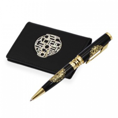 외국인 선물 달항아리 나전 한지가죽 카드지갑 곤룡포 볼펜 전통기념품 바이어 선물 #2