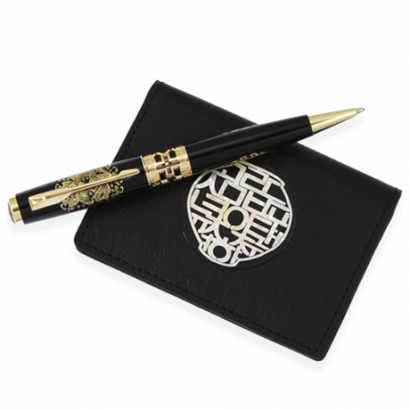 외국인 선물 달항아리 나전 한지가죽 명함지갑 곤룡포 볼펜 전통기념품 #3