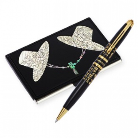 전통기념품 갓 나전 명함케이스 고급 금장  훈민정음 볼펜 외국인선물 #2