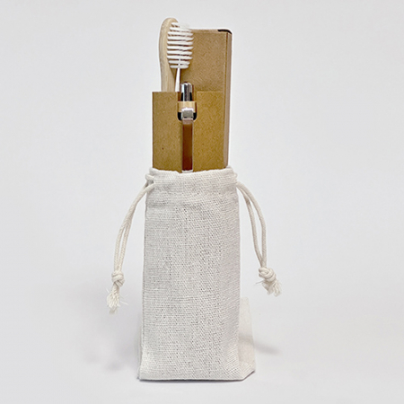 대나무볼펜과 칫솔 파우치 세트 #4