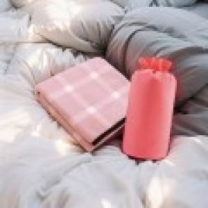 미니멀 라인 담요 팝콘 주머니 세트