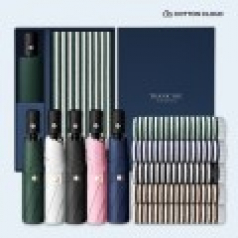 코튼클라우드 호텔수건 뱀부 혼방 라인드 1P + UV차단 완전자동 심플온 암막 3단 양우산 세트