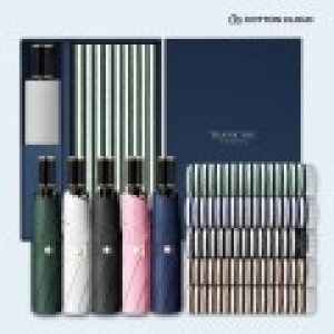 코튼클라우드 호텔수건 뱀부 혼방 트리스 1P + UV차단 수동 심플온 암막 3단 양우산 세트