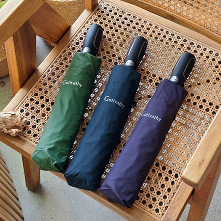 고티바쉬 미끄럼방지 대형 3단 8K 자동 우산 #5