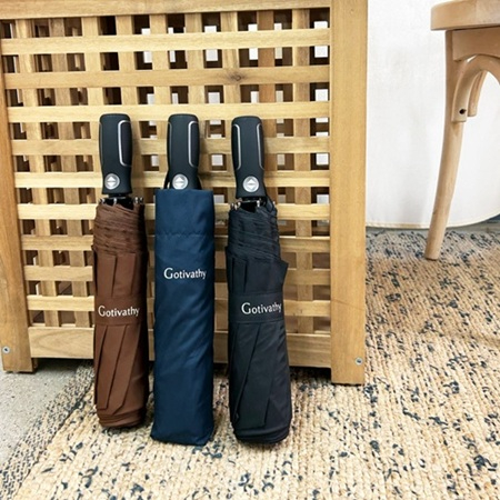 고티바쉬 미끄럼방지 대형 3단 8K 자동 우산 #6