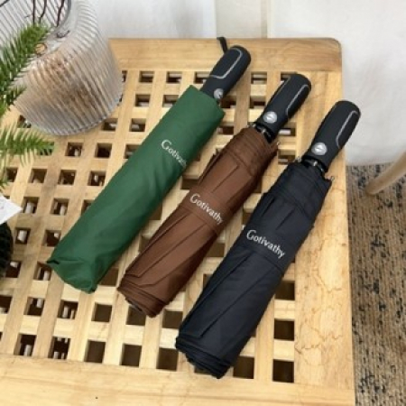 고티바쉬 미끄럼방지 대형 3단 8K 자동 우산 #2