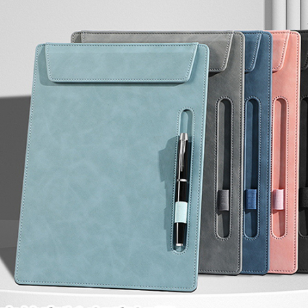 가죽 바인더 펜홀더 겸용 메모판 H146 #3