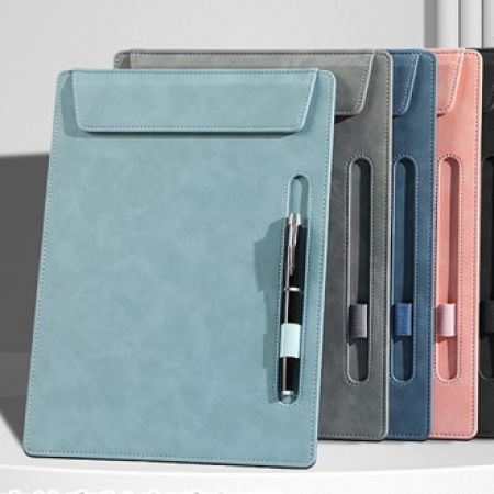 가죽 바인더 펜홀더 겸용 메모판 H146 #2