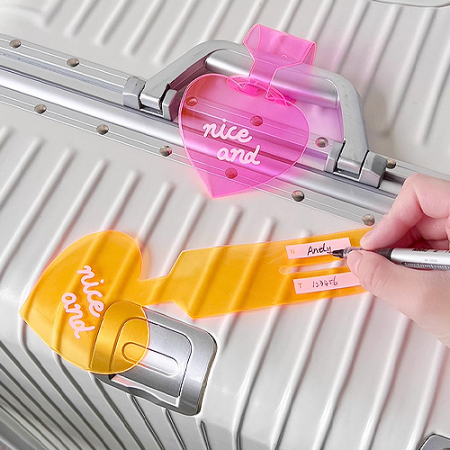 글레이즈드 네임택 PVC 캐리어태그 H137 #3