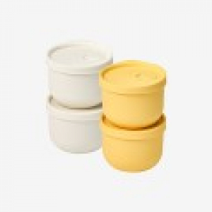 실리만 아이스웨이 실리콘 냉동밥용기 350ml 2P