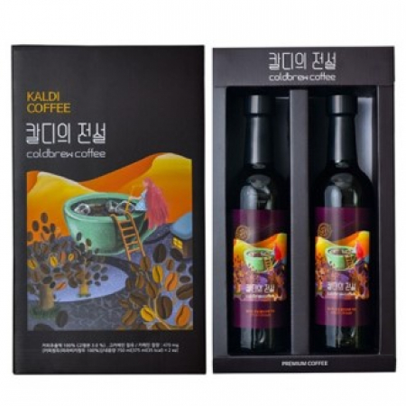 25년  추석 프리미엄 콜드브루 더치커피 선물세트 더치커피 375ml * 2병 #2