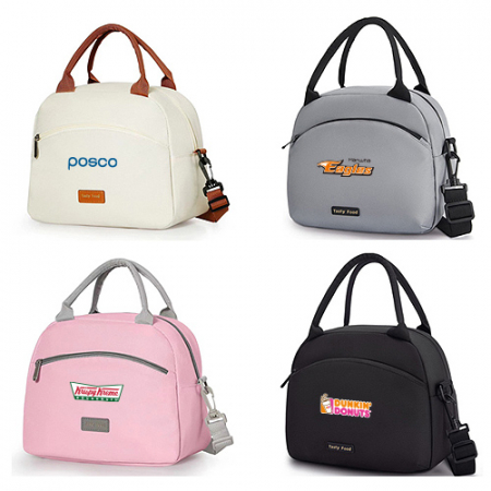 둥근 도시락 가방 보온보냉 런치백 H263 #3