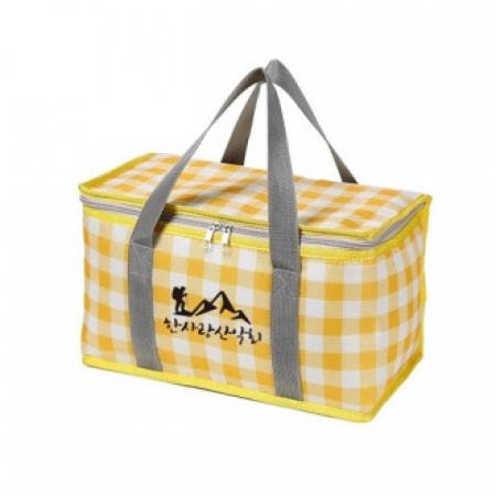 체크무늬 도시락 런치백 H238 #2