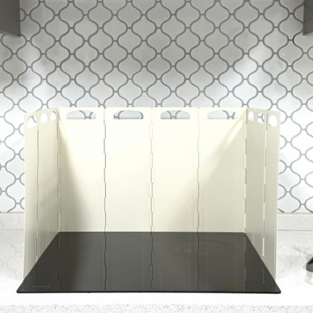 올지 가스렌지가림막 인덕션 가스레인지 8단 가림막 가드 기름튐방지 기름막이 #9