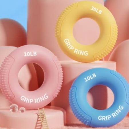파스텔 컬러 실리콘 그립 링 악력기 #2
