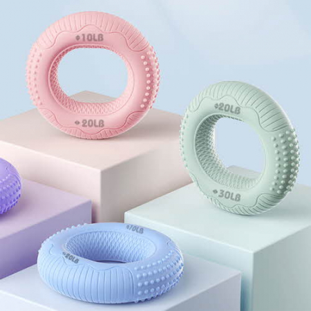 로터스 패턴 실리콘 그립 링 악력기 #3