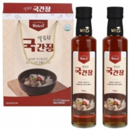 선물세트 깔끔한국간장 250ml*2p 유리 #2