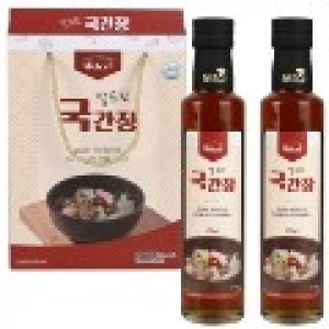 선물세트 깔끔한국간장 250ml*2p 유리