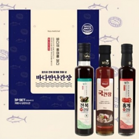 선물세트 바다만난간장 3종 유리 #2
