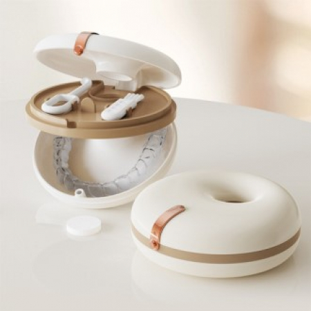 원형 이중 구조 틀니 보관함 교정기 케이스 #2