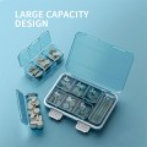 투명 요일별 분할 약통 알약 케이스 알약통