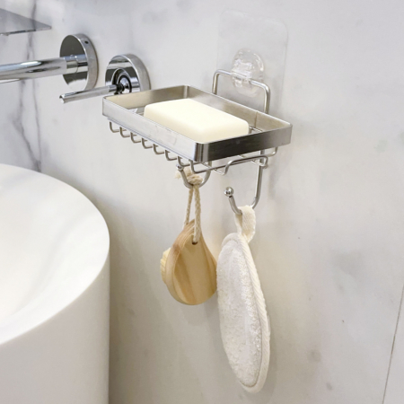 올지 무타공 비누받침대 물빠짐 비누거치대 욕실 비누 받침 케이스 트레이 곽 홀더 #5