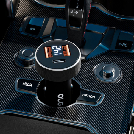 올지 트리플 시거잭 차량용 충전기 100W 고속 시가잭 usb 자동차 c타입 급속 충전잭 #4