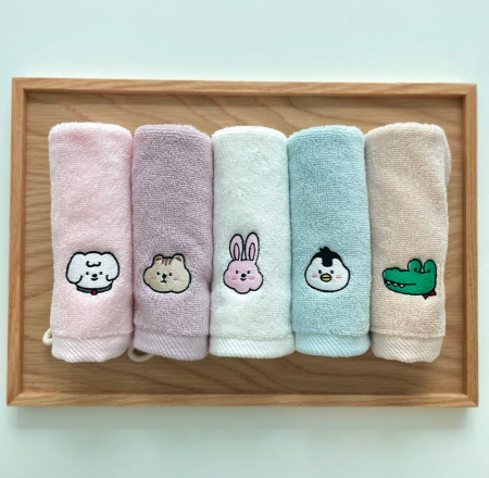 키클타올 어린이집 수건 고리 유치원 코마사 향균 40수 #4