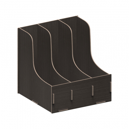 올지 우드 파일꽂이 파일함 3단 서류 박스 파일 꽂이 A4 개폐형 거치대 #6